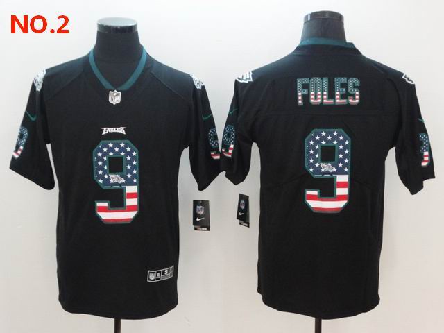 Men's Philadelphia Eagles #9 Nick Foles Jersey NO.2;